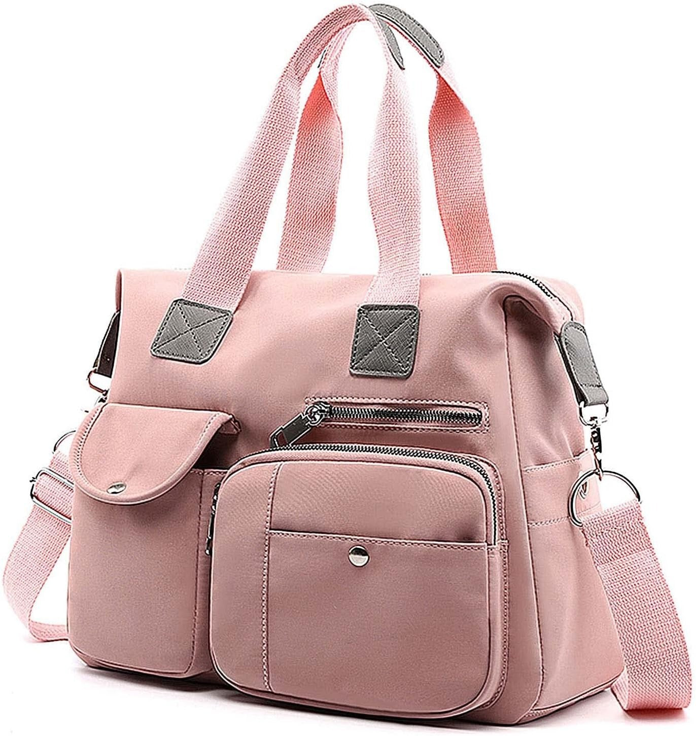 Women New Oxford Cloth Shoulder Bags Waterproof Nylon Messenger Bag Female Large Capacity Crossbody Bags Purple one size
