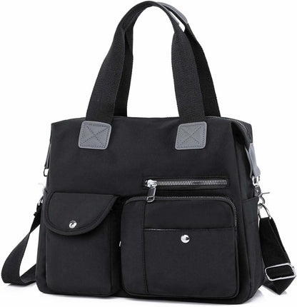 Women New Oxford Cloth Shoulder Bags Waterproof Nylon Messenger Bag Female Large Capacity Crossbody Bags Purple one size