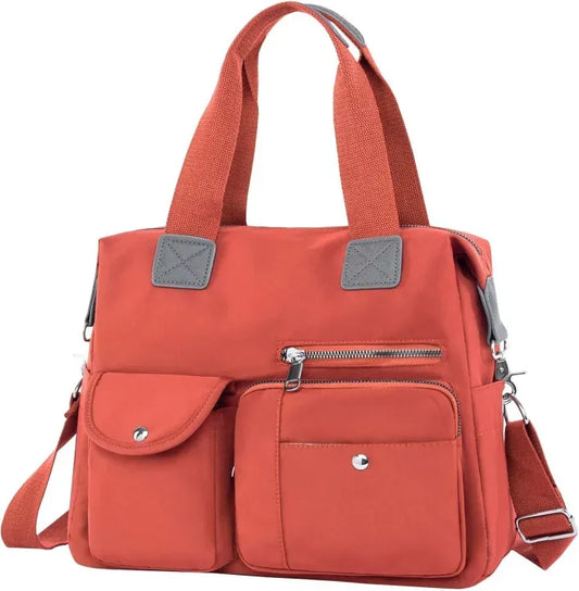 Women New Oxford Cloth Shoulder Bags Waterproof Nylon Messenger Bag Female Large Capacity Crossbody Bags Purple one size